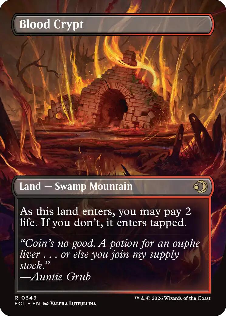 Blood Crypt (Borderless) [Lorwyn Eclipsed] | Empire Gaming NC