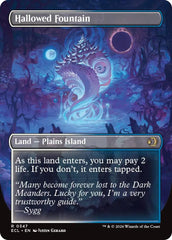 Hallowed Fountain (Borderless) [Lorwyn Eclipsed] | Empire Gaming NC