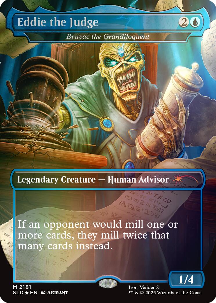 Eddie the Judge - Bruvac the Grandiloquent (Rainbow Foil) [Secret Lair Drop Series] | Empire Gaming NC