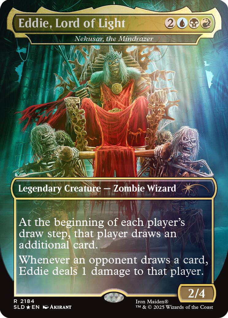 Eddie, Lord of Light - Nekusar, the Mindrazer (Rainbow Foil) [Secret Lair Drop Series] | Empire Gaming NC