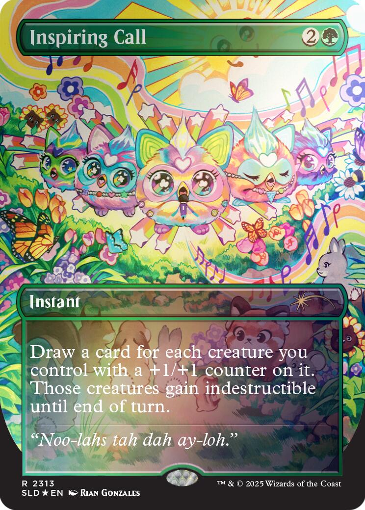 Inspiring Call (Rainbow Foil) [Secret Lair Drop Series] | Empire Gaming NC