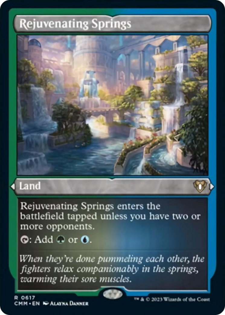 Rejuvenating Springs (Foil Etched) [Commander Masters] | Empire Gaming NC