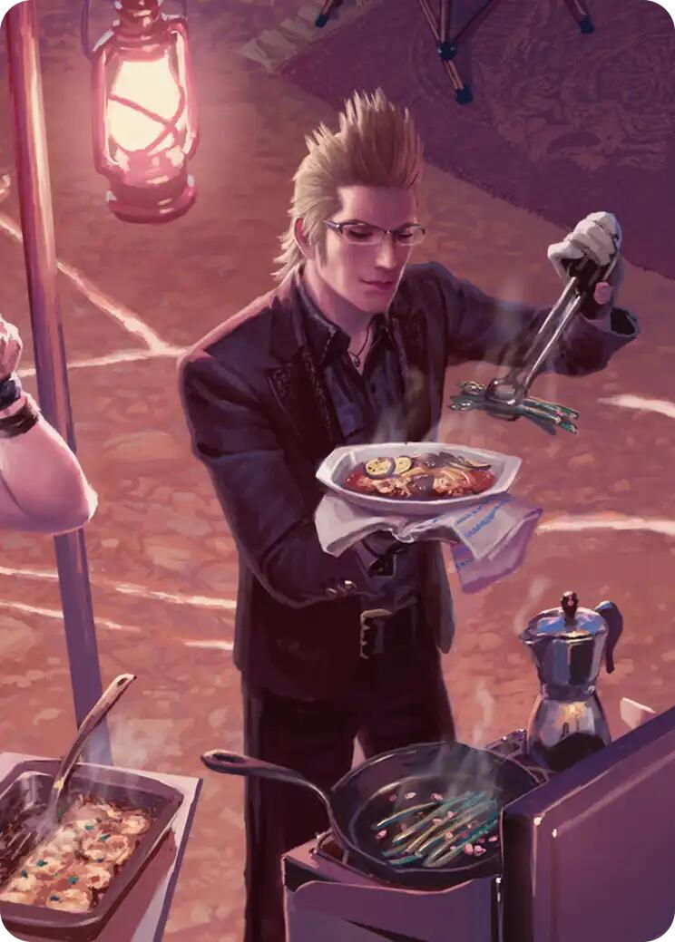 Campsite Cuisine Scene Art Card [FINAL FANTASY Art Series] | Empire Gaming NC