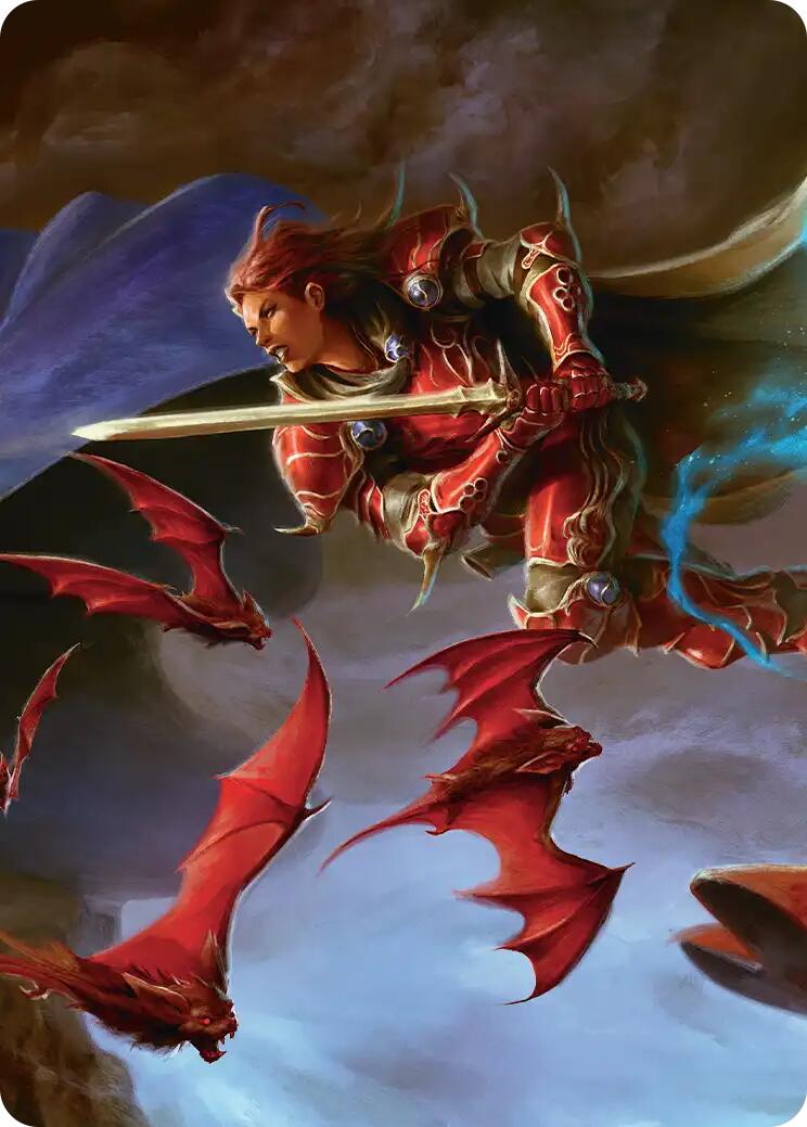 The Destined Warrior Scene Art Card [FINAL FANTASY Art Series] | Empire Gaming NC