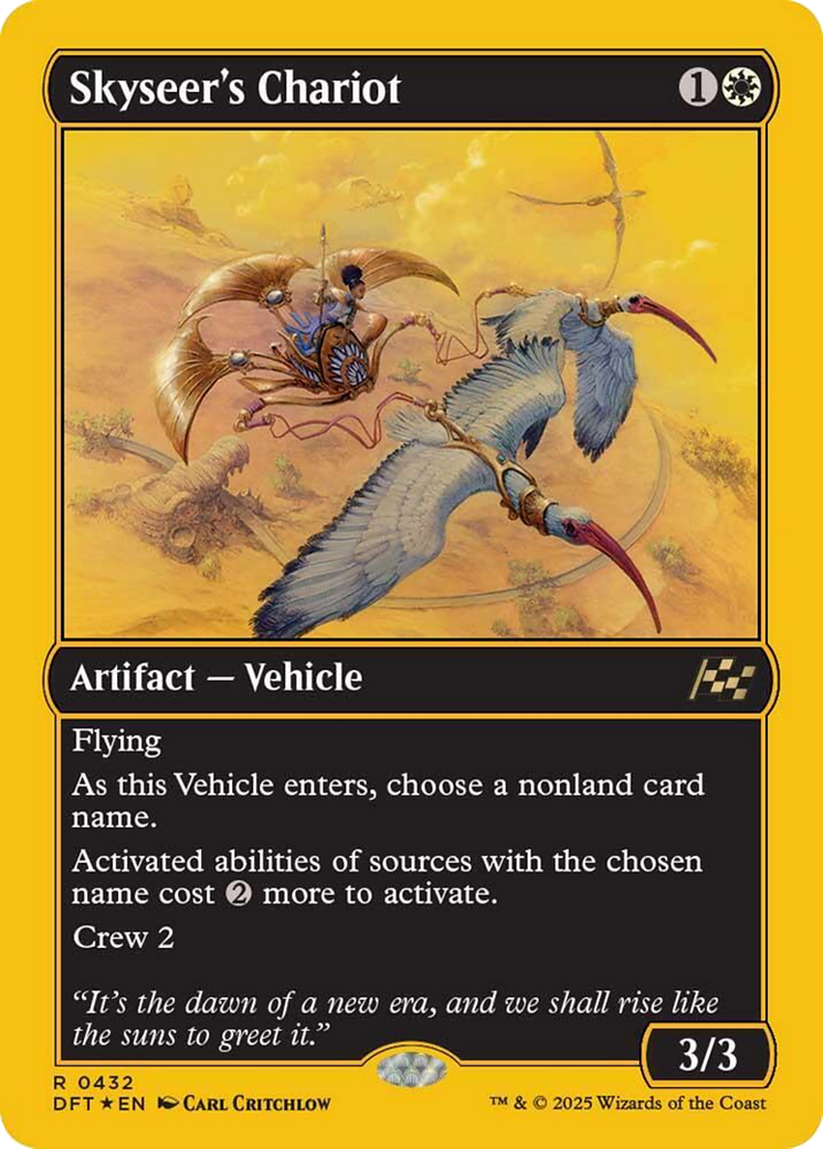 Skyseer's Chariot (First-Place Foil) [Aetherdrift] | Empire Gaming NC