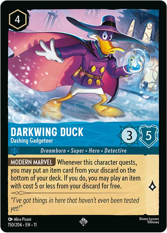 Darkwing Duck - Dashing Gadgeteer (150/204) [Winterspell] | Empire Gaming NC