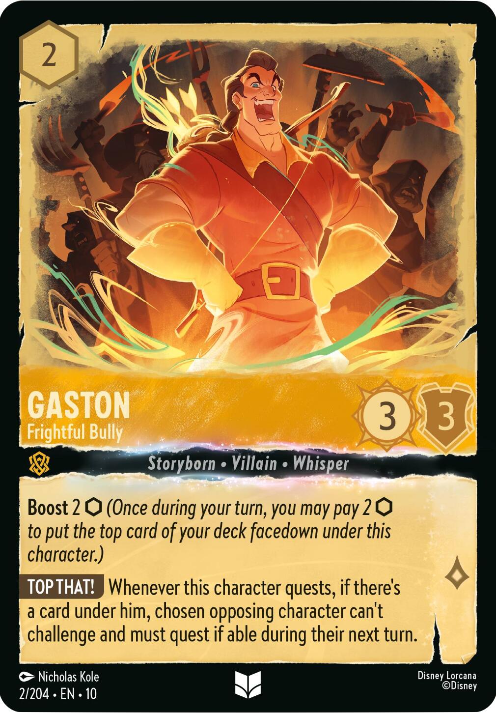 Gaston - Frightful Bully (2/204) [Whispers in the Well] | Empire Gaming NC