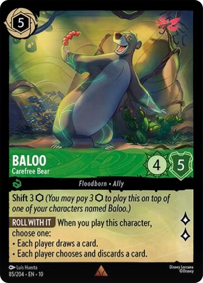 Baloo - Carefree Bear (85/204) [Whispers in the Well] | Empire Gaming NC
