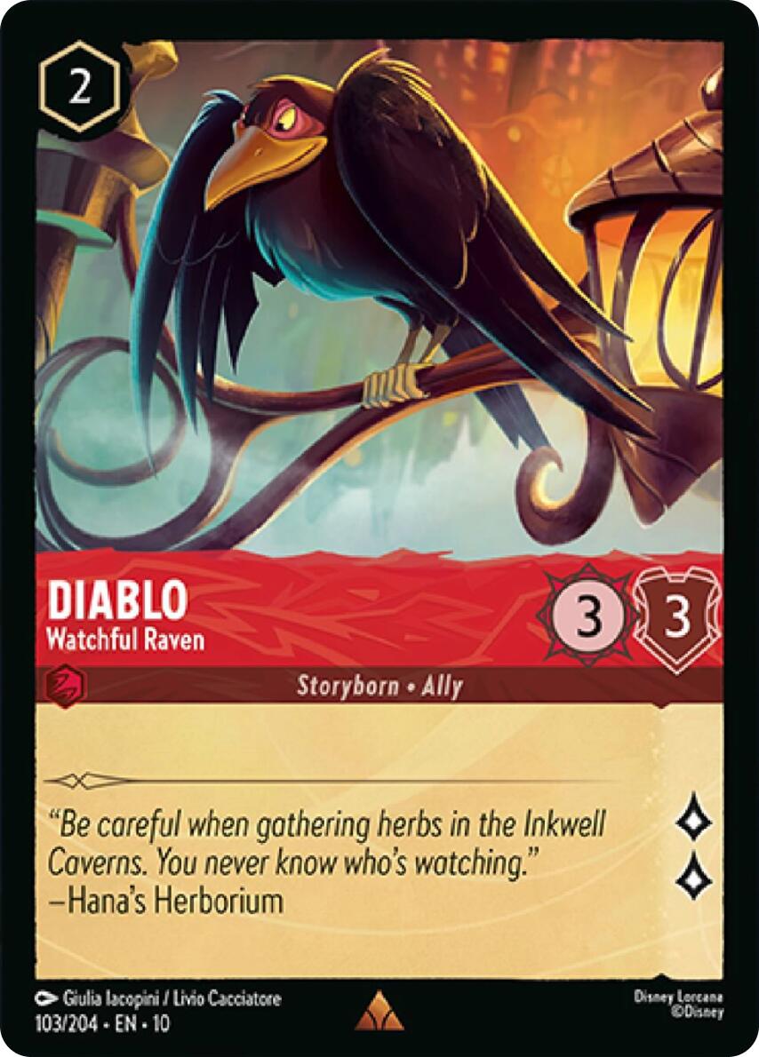 Diablo - Watchful Raven (103/204) [Whispers in the Well] | Empire Gaming NC