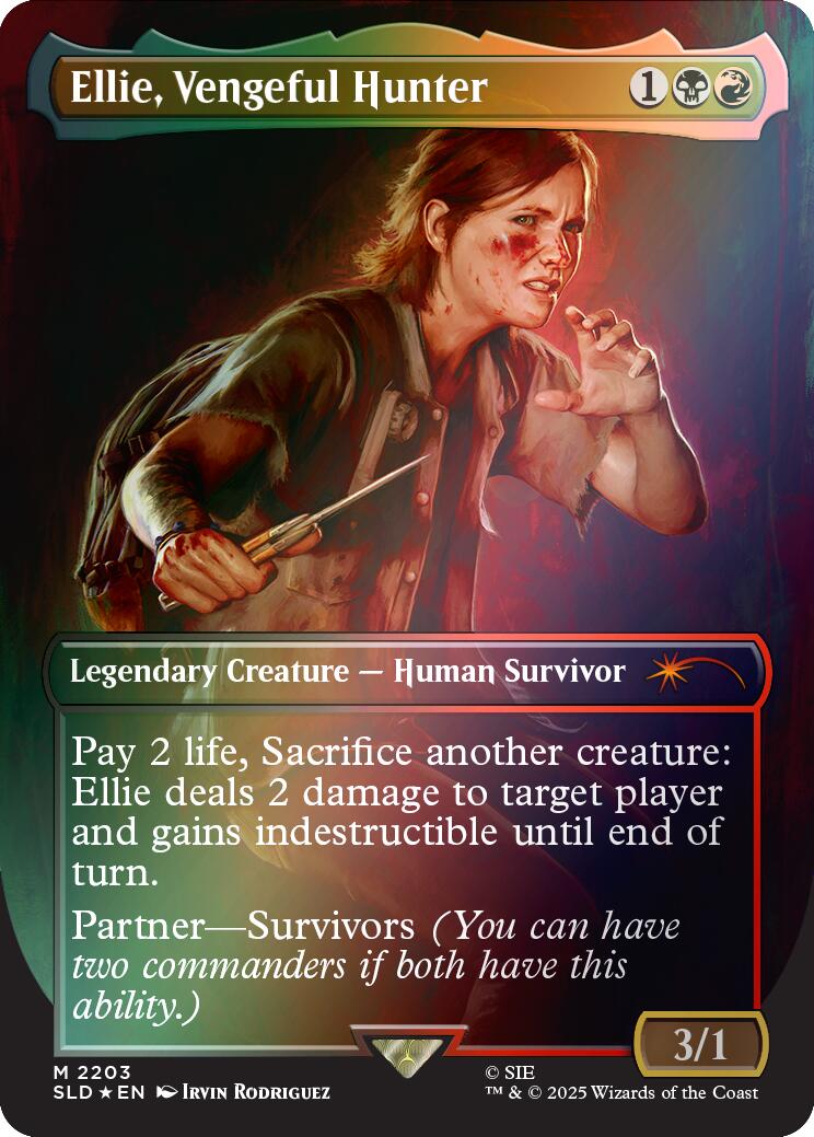 Ellie, Vengeful Hunter (Rainbow Foil) [Secret Lair Drop Series] | Empire Gaming NC