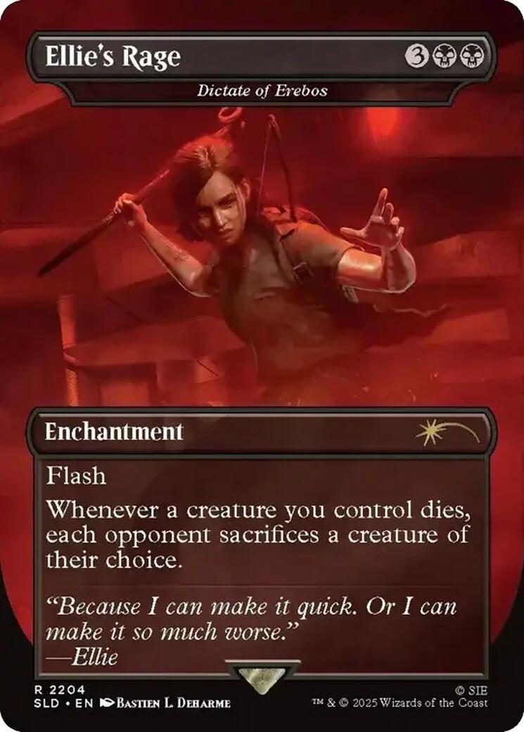 Ellie's Rage - Dictate of Erebos [Secret Lair Drop Series] | Empire Gaming NC