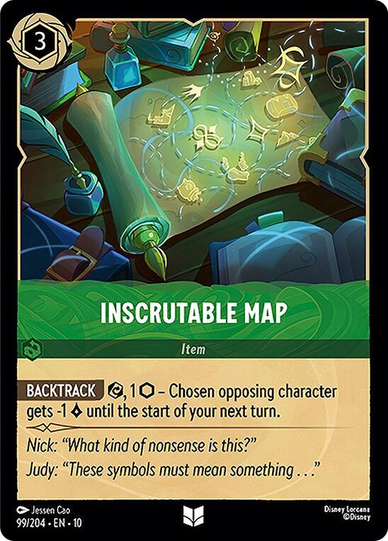 Inscrutable Map (99/204) [Whispers in the Well] | Empire Gaming NC