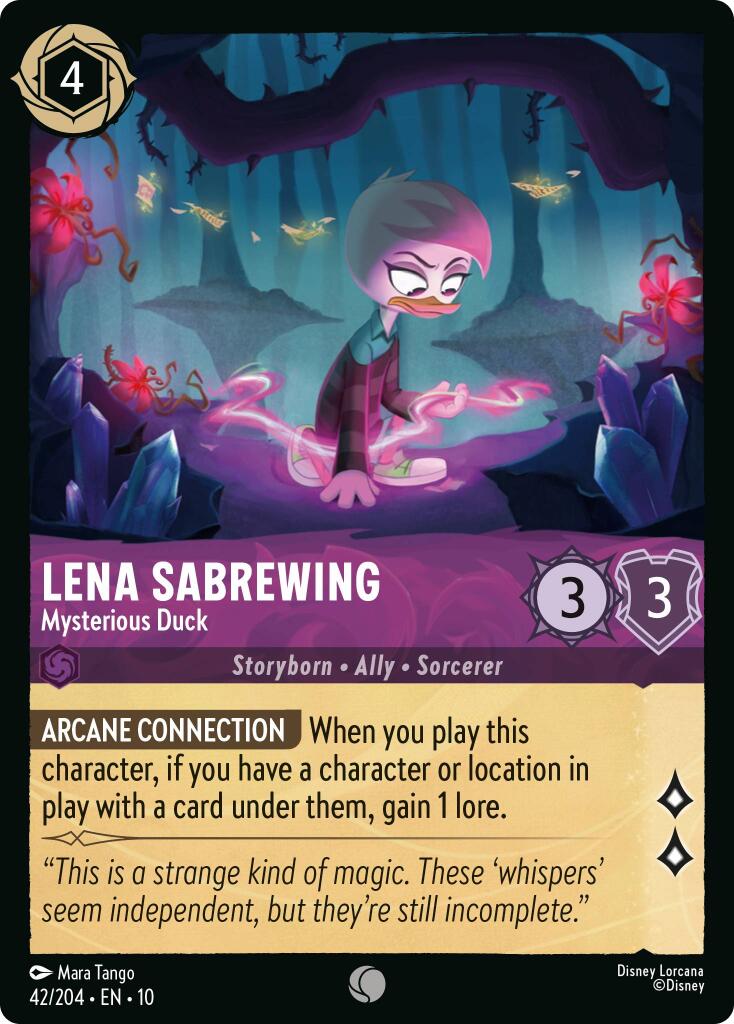 Lena Sabrewing - Mysterious Duck (42/204) [Whispers in the Well] | Empire Gaming NC