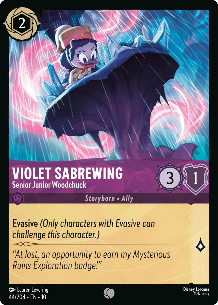 Violet Sabrewing - Senior Junior Woodchuck (44/204) [Whispers in the Well] | Empire Gaming NC