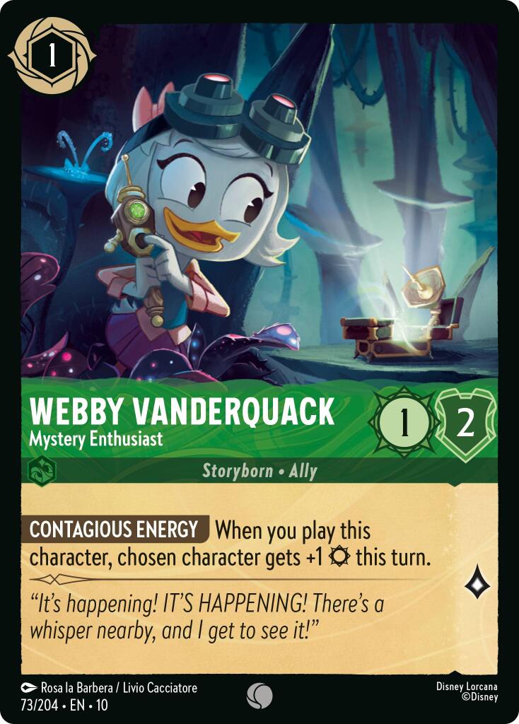 Webby Vanderquack - Mystery Enthusiast (73/204) [Whispers in the Well] | Empire Gaming NC