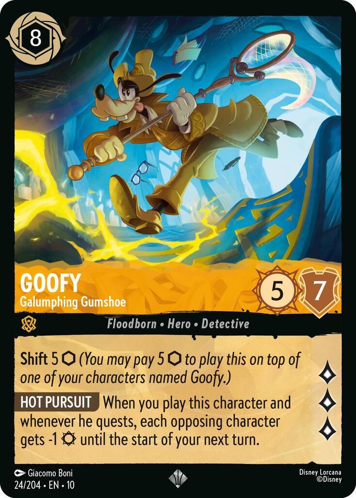 Goofy - Galumphing Gumshoe (24/204) [Whispers in the Well] | Empire Gaming NC