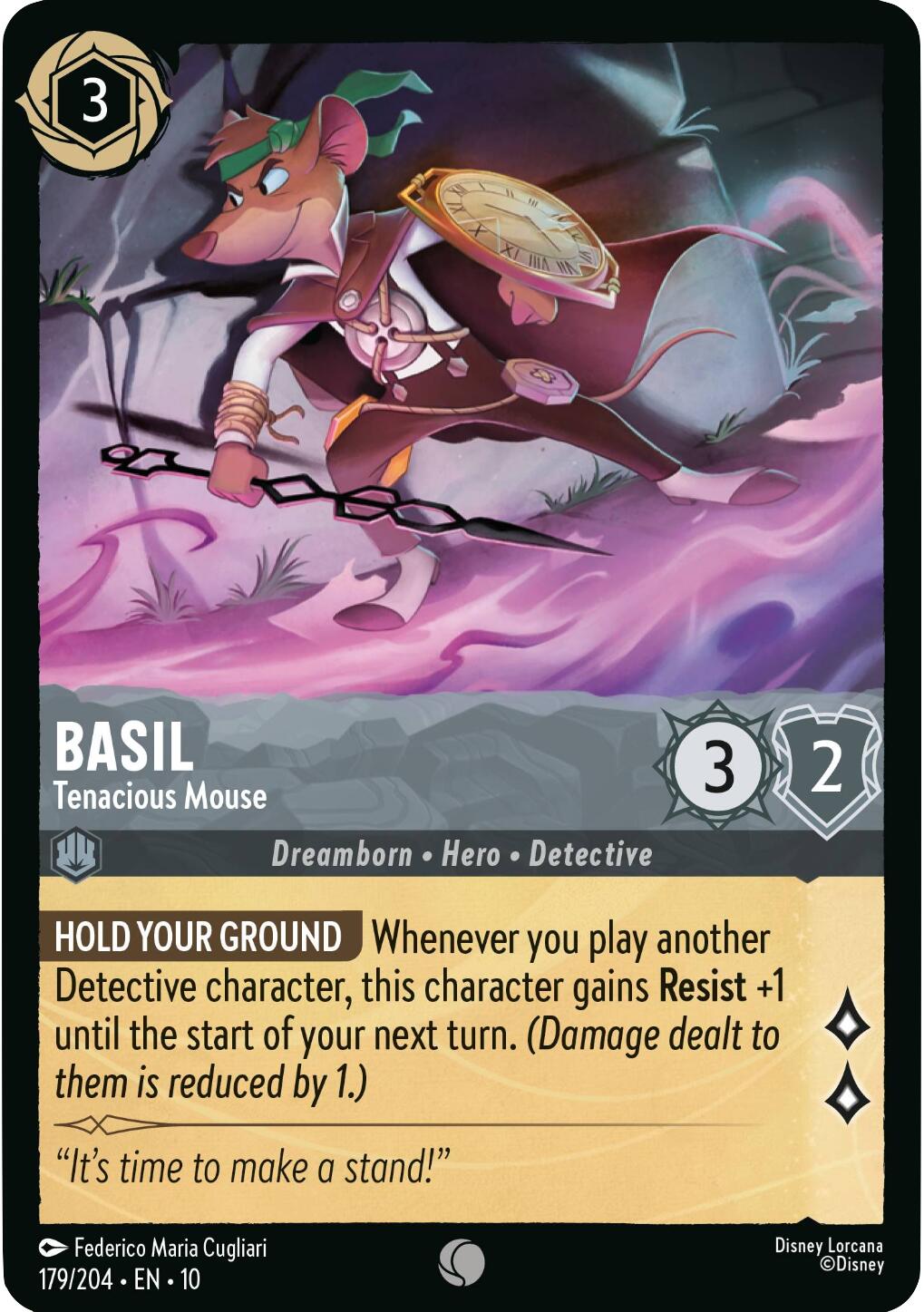 Basil - Tenacious Mouse (179/204) [Whispers in the Well] | Empire Gaming NC