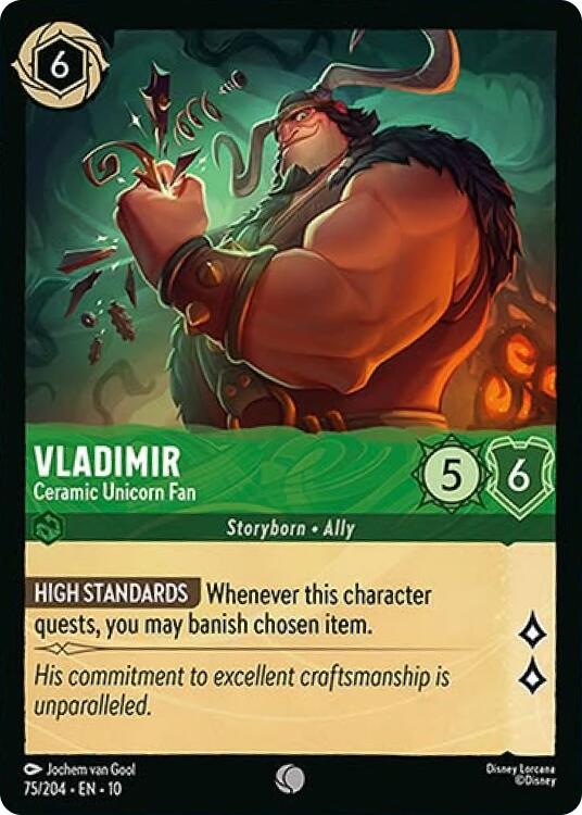 Vladimir - Ceramic Unicorn Fan (75/204) [Whispers in the Well] | Empire Gaming NC