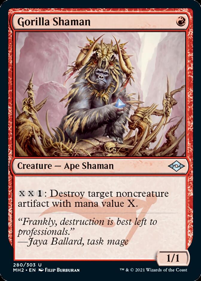 Gorilla Shaman (Foil Etched) [Modern Horizons 2] | Empire Gaming NC