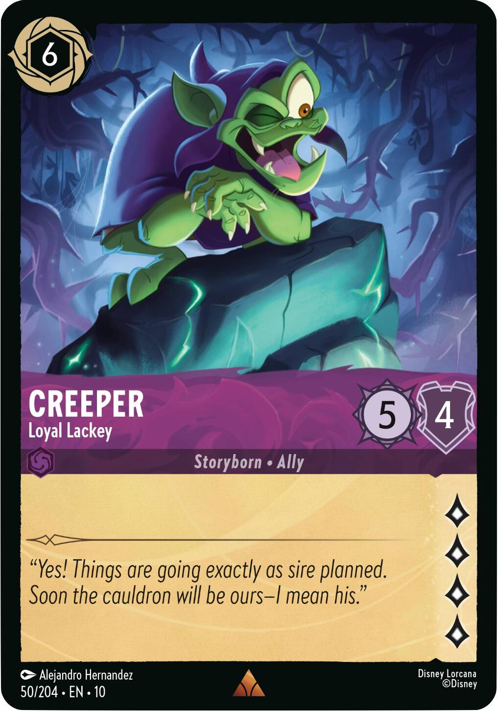 Creeper - Loyal Lackey (50/204) [Whispers in the Well] | Empire Gaming NC
