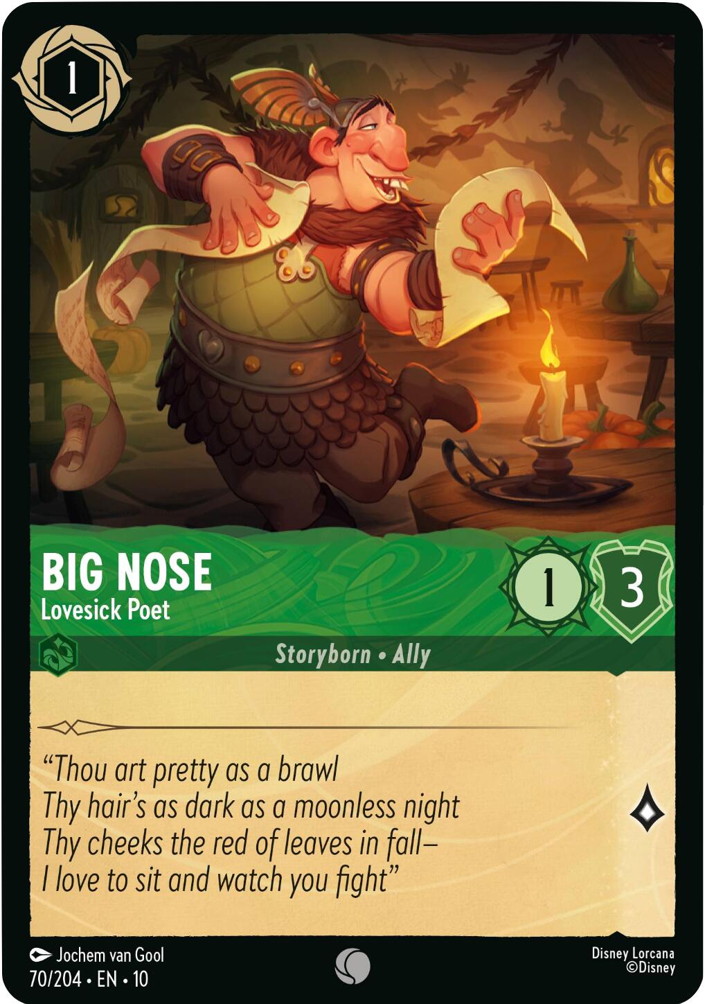 Big Nose - Lovesick Poet (70/204) [Whispers in the Well] | Empire Gaming NC