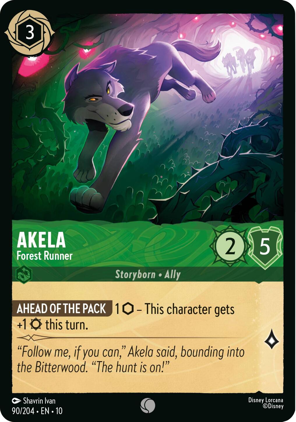 Akela - Forest Runner (90/204) [Whispers in the Well] | Empire Gaming NC
