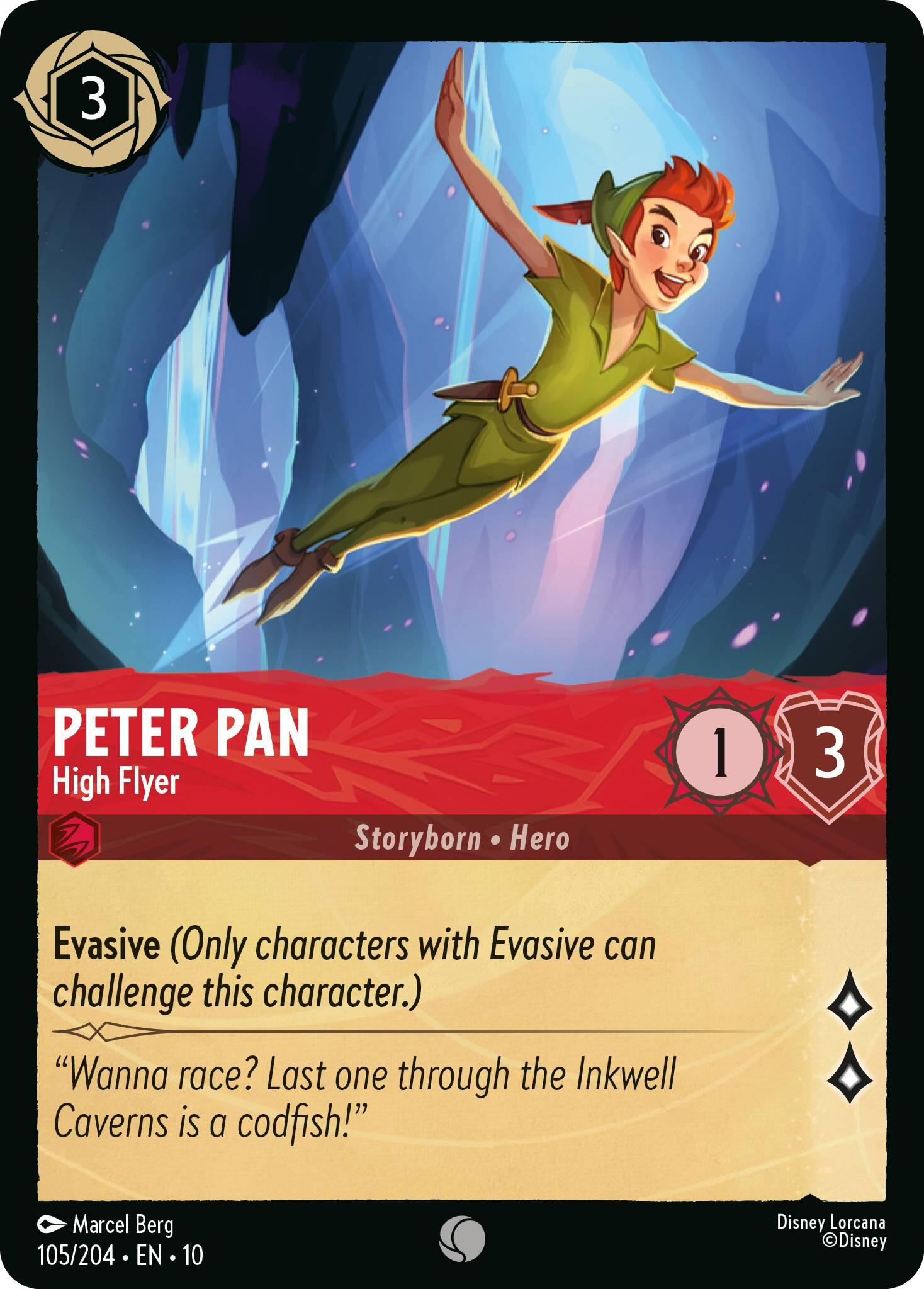 Peter Pan - High Flyer (105/204) [Whispers in the Well] | Empire Gaming NC
