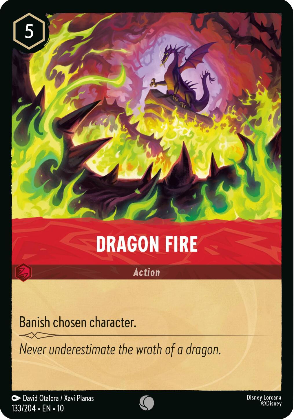 Dragon Fire (133/204) [Whispers in the Well] | Empire Gaming NC