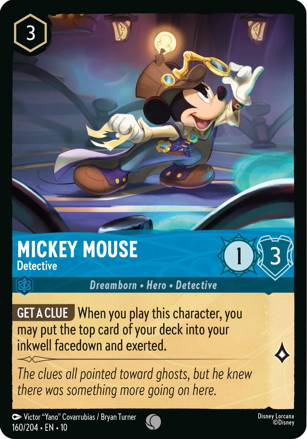 Mickey Mouse - Detective (160/204) [Whispers in the Well] | Empire Gaming NC