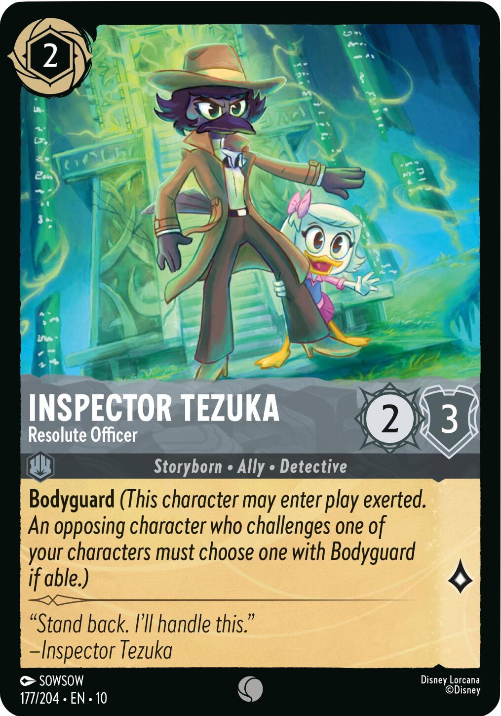 Inspector Tezuka - Resolute Officer (177/204) [Whispers in the Well] | Empire Gaming NC