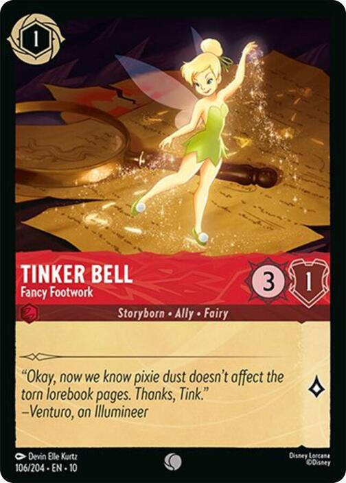 Tinker Bell - Fancy Footwork (106/204) [Whispers in the Well] | Empire Gaming NC