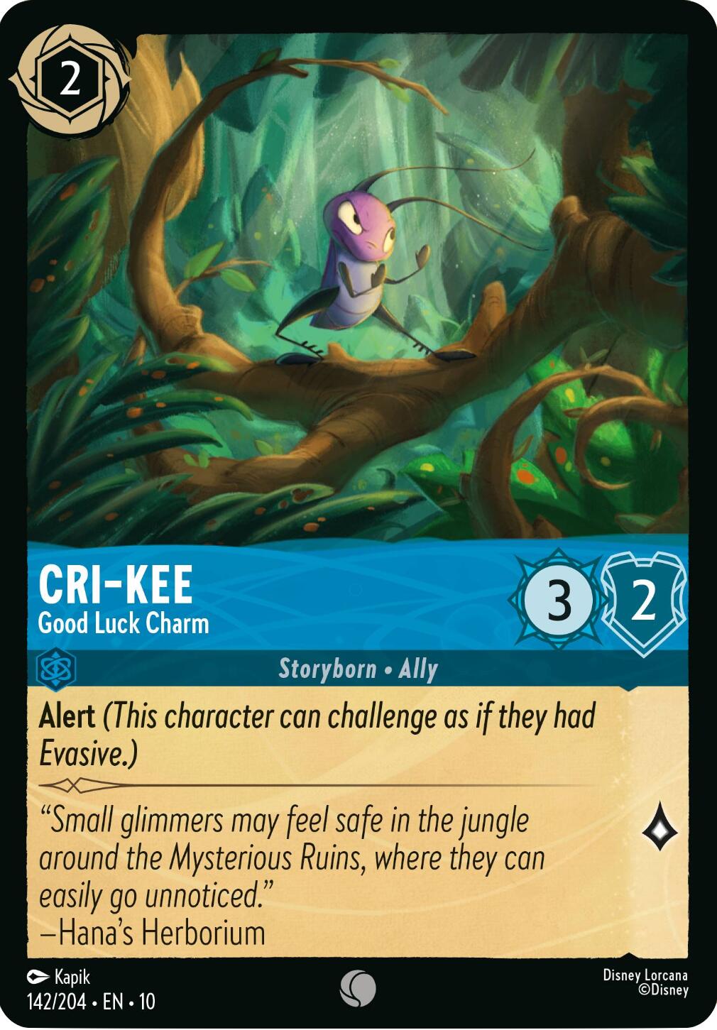 Cri-Kee - Good Luck Charm (142/204) [Whispers in the Well] | Empire Gaming NC