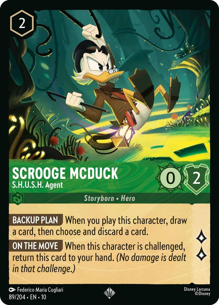 Scrooge McDuck - S.H.U.S.H. Agent (89/204) [Whispers in the Well] | Empire Gaming NC
