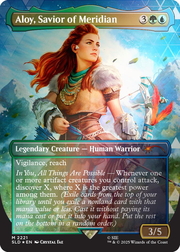 Aloy, Savior of Meridian (Rainbow Foil) [Secret Lair Drop Series] | Empire Gaming NC