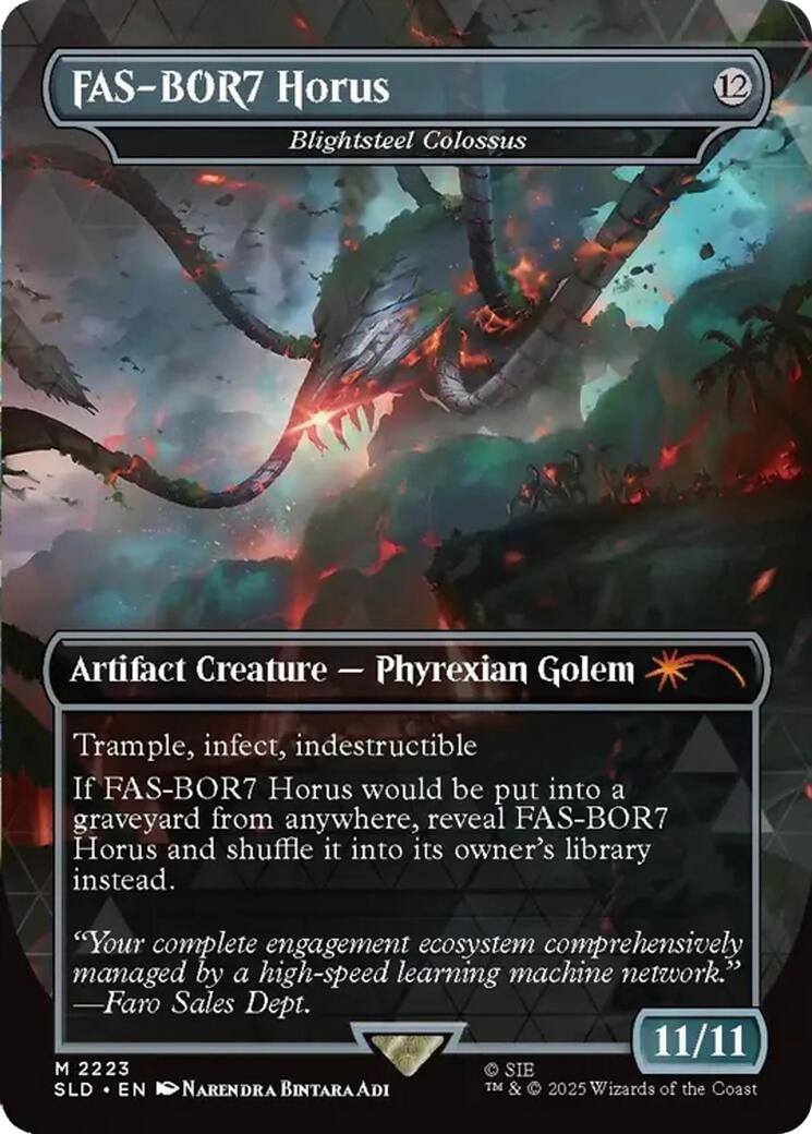FAS-BOR7 Horus - Blightsteel Colossus [Secret Lair Drop Series] | Empire Gaming NC