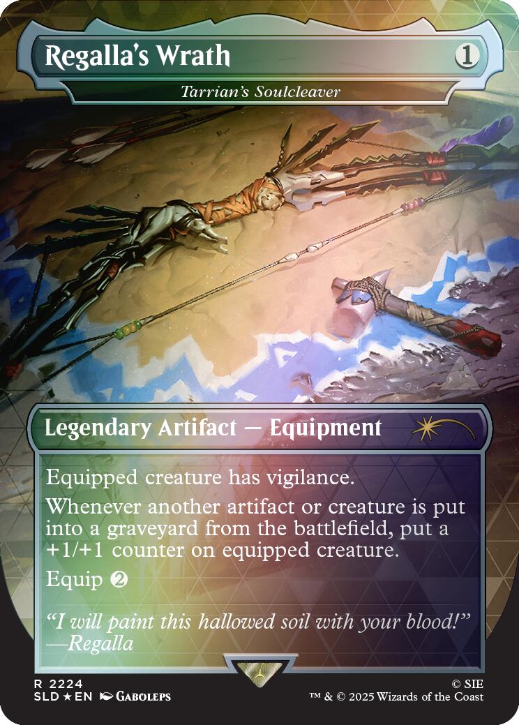 Regalla's Wrath - Tarrian's Soulcleaver (Rainbow Foil) [Secret Lair Drop Series] | Empire Gaming NC