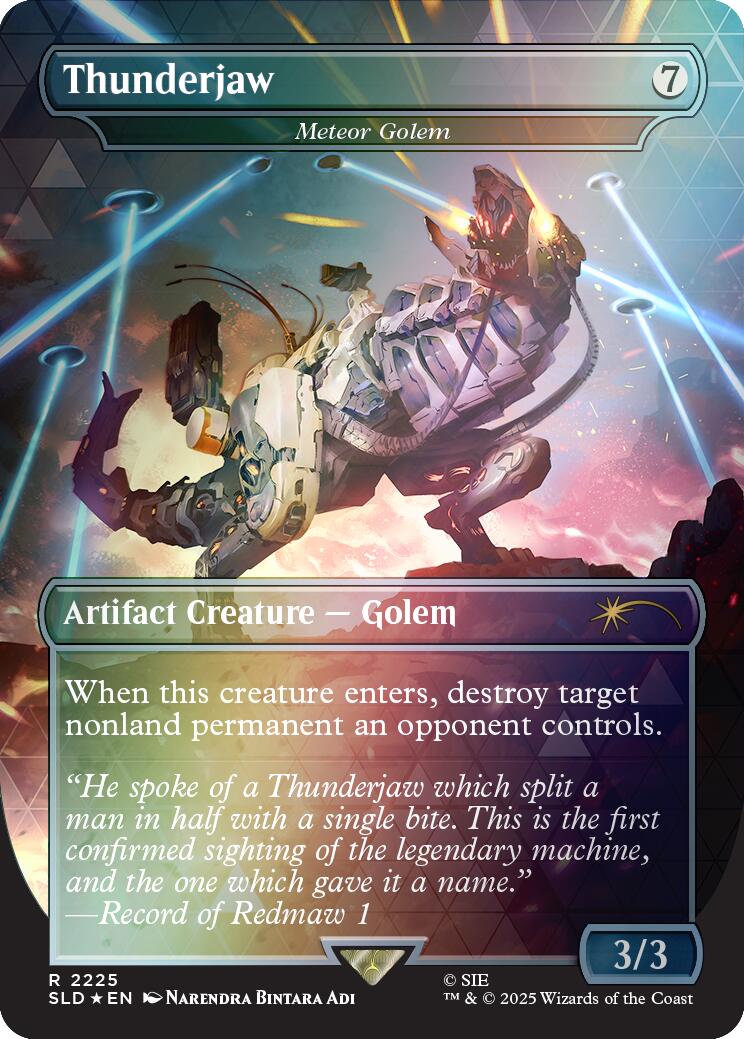 Thunderjaw - Meteor Golem (Rainbow Foil) [Secret Lair Drop Series] | Empire Gaming NC