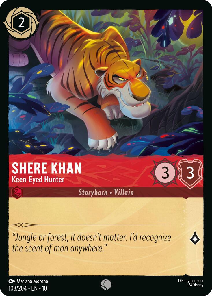 Shere Khan - Keen-Eyed Hunter (108/204) [Whispers in the Well] | Empire Gaming NC