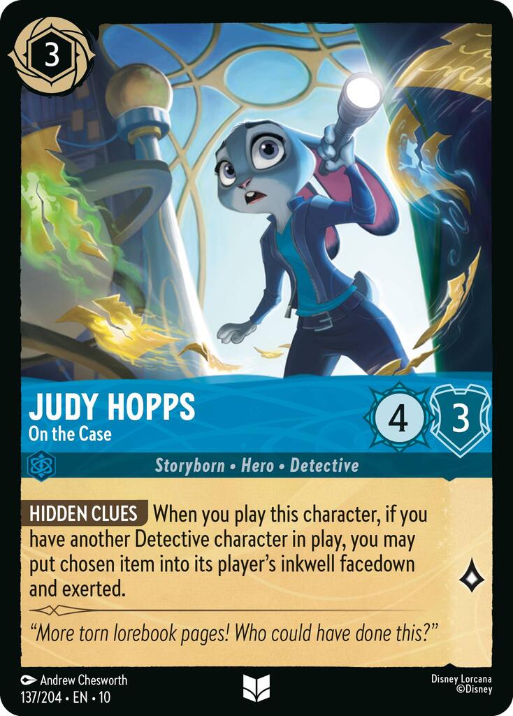 Judy Hopps - On the Case (137/204) [Whispers in the Well] | Empire Gaming NC