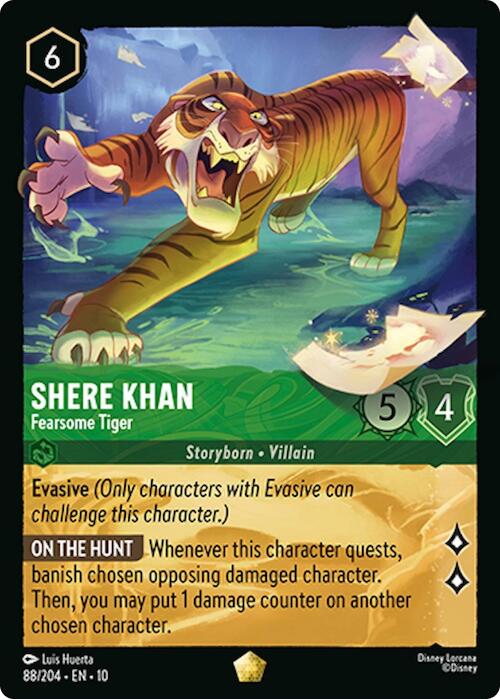 Shere Khan - Fearsome Tiger (88/204) [Whispers in the Well] | Empire Gaming NC