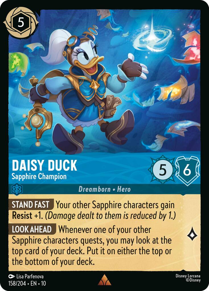 Daisy Duck - Sapphire Champion (158/204) [Whispers in the Well] | Empire Gaming NC