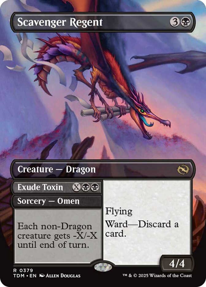 Scavenger Regent (Borderless) [Tarkir: Dragonstorm] | Empire Gaming NC