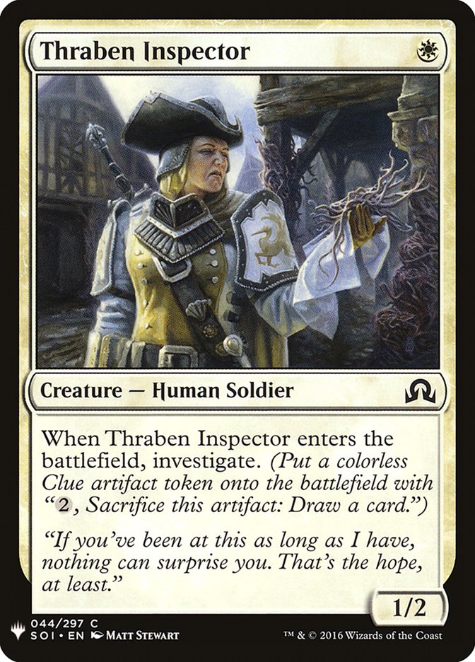 Thraben Inspector [Mystery Booster] | Empire Gaming NC