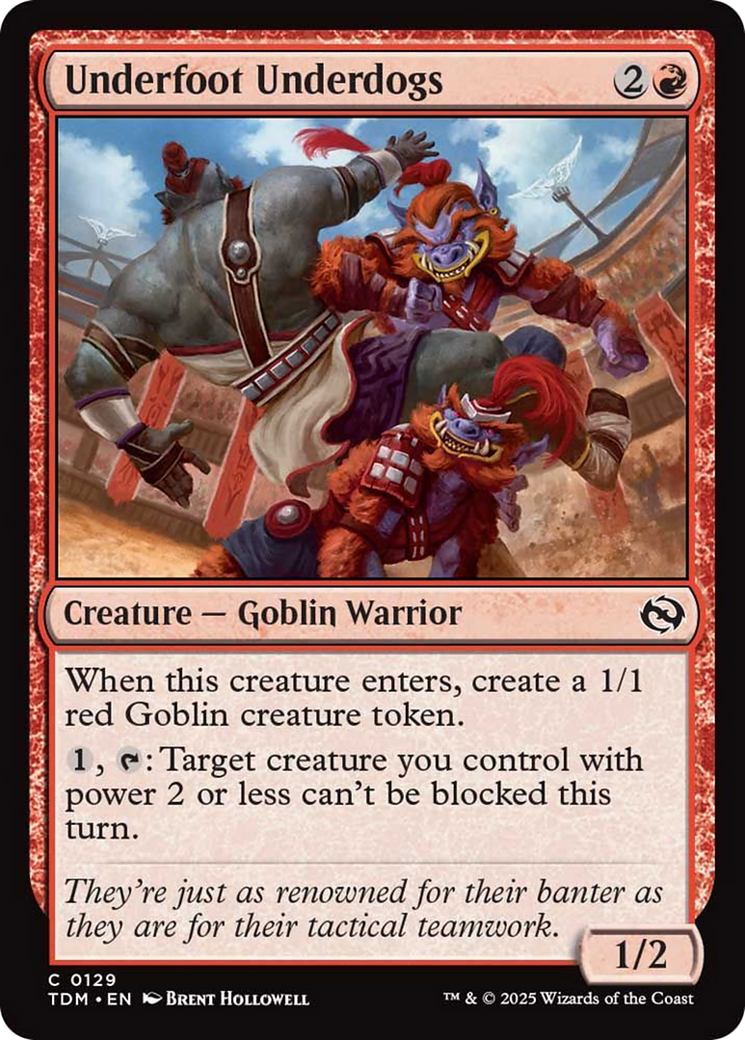 Underfoot Underdogs [Tarkir: Dragonstorm] | Empire Gaming NC