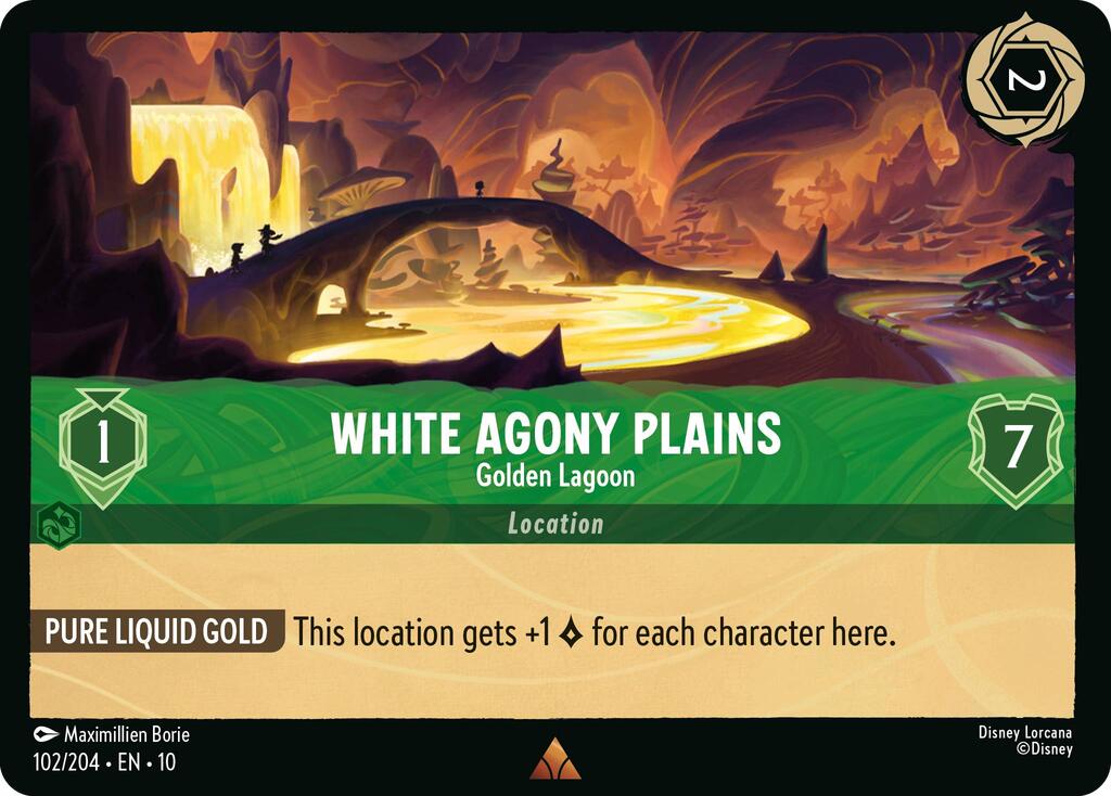 White Agony Plains - Golden Lagoon (102/204) [Whispers in the Well] | Empire Gaming NC