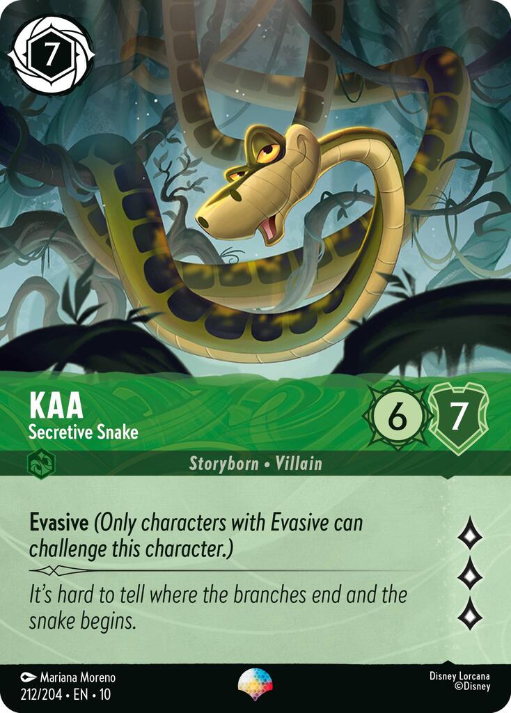 Kaa - Secretive Snake (Epic) (212/204) [Whispers in the Well] | Empire Gaming NC