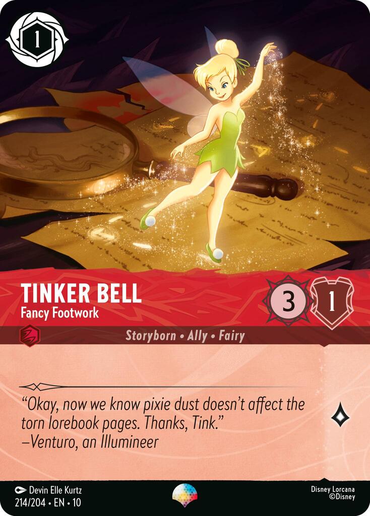 Tinker Bell - Fancy Footwork (Epic) (214/204) [Whispers in the Well] | Empire Gaming NC