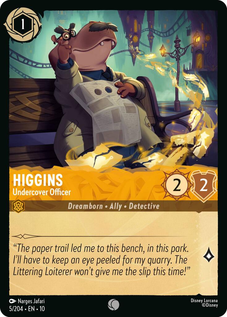 Higgins - Undercover Officer (5/204) [Whispers in the Well] | Empire Gaming NC