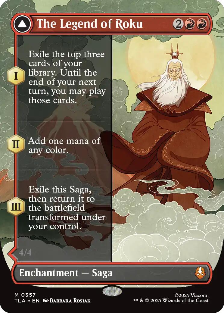 The Legend of Roku (Borderless) [Avatar: The Last Airbender] | Empire Gaming NC