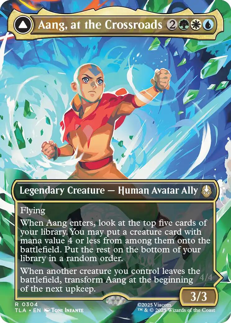 Aang, at the Crossroads (Borderless) [Avatar: The Last Airbender] | Empire Gaming NC